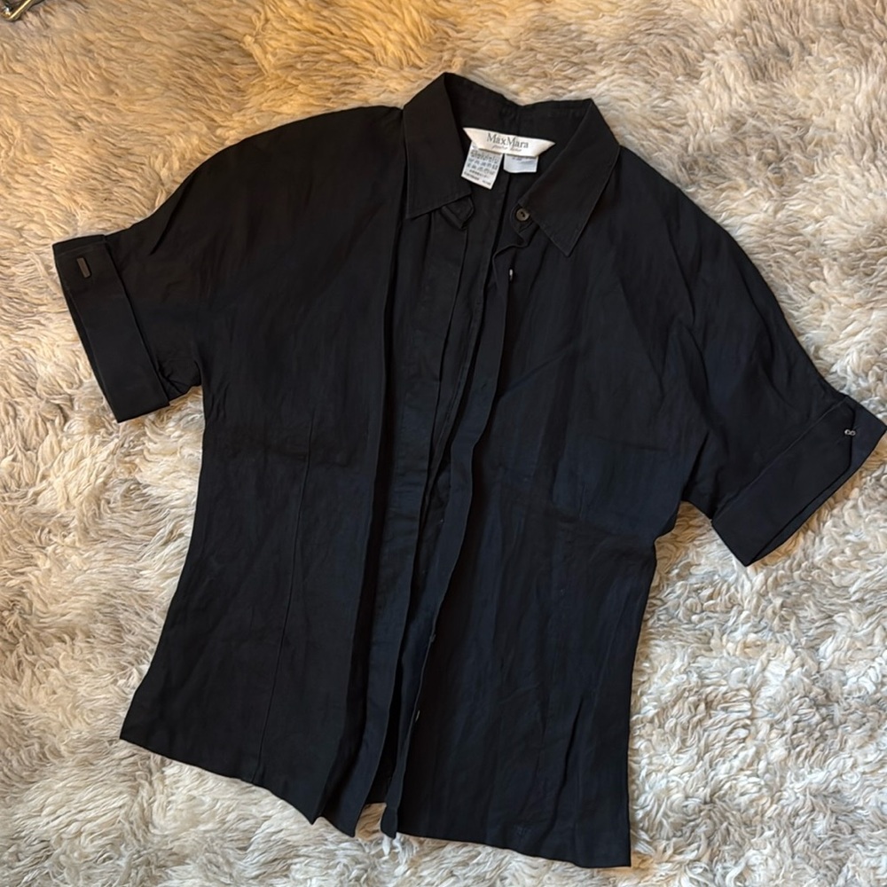 Vintage MaxMara Linen Blouse